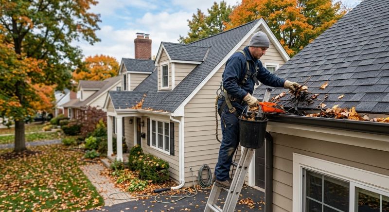 Clogged Gutter Clearing in Rochester, NY