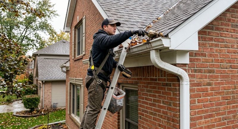 Gutter Downspout Unclogging in Annapolis, MD