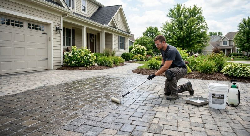 Paver Driveway Sealing in Kansas City, KS