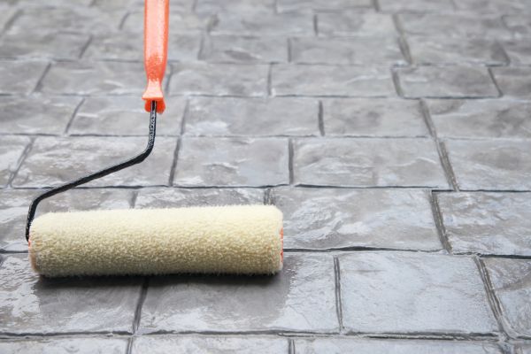 Patterned Concrete Sealing