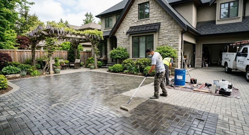 Concrete Walkway Sealing in Kitsap County, WA