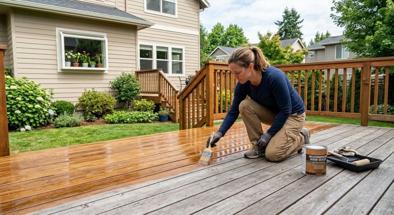 Deck Sealing in Gig Harbor, WA