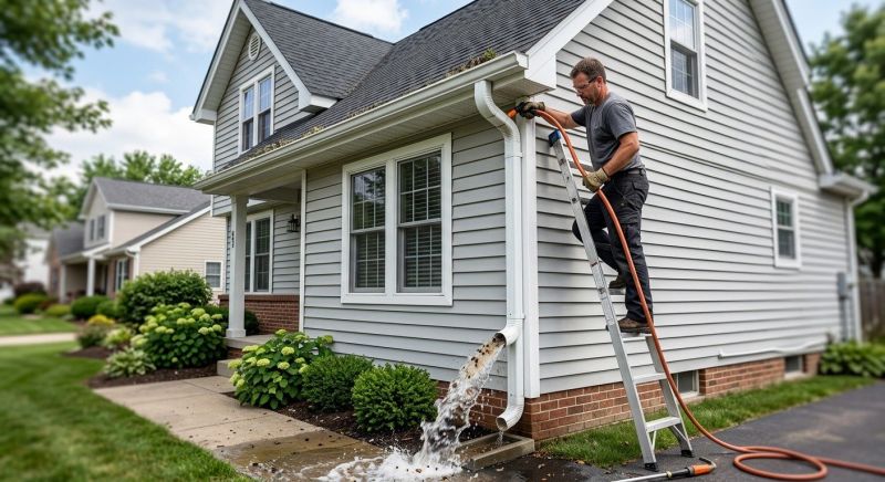 Downspout Cleaning in Frederick, MD