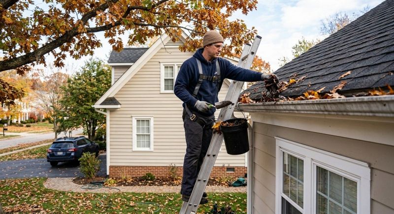 Gutter Blockage Removal in Fredericksburg, VA
