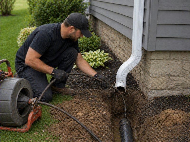 Gutter Downspout Unclogging in Monmouth County, NJ