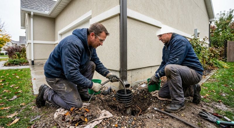 Gutter Downspout Unclogging in Boulder, CO