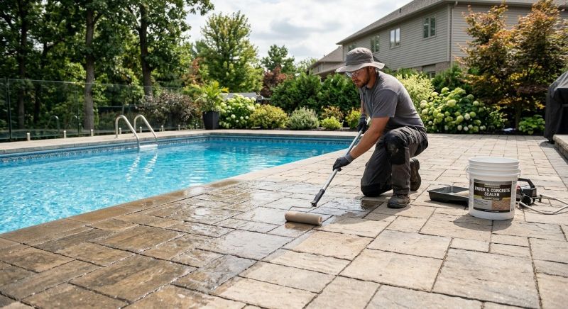 Pool Patio Sealing in Puyallup, WA