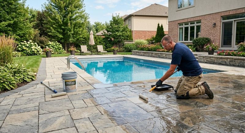 Pool Patio Sealing in Alpharetta, GA