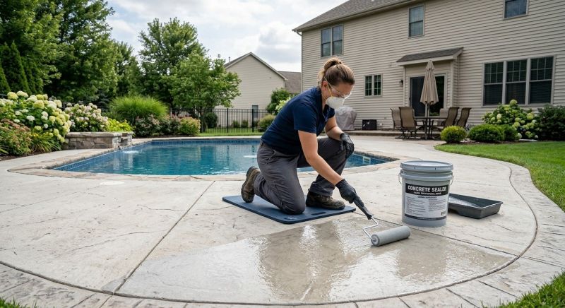 Porch Concrete Sealing in Kansas City, KS