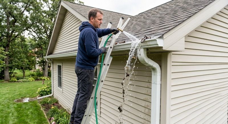 Rain Gutter Clearing in Richmond, VA