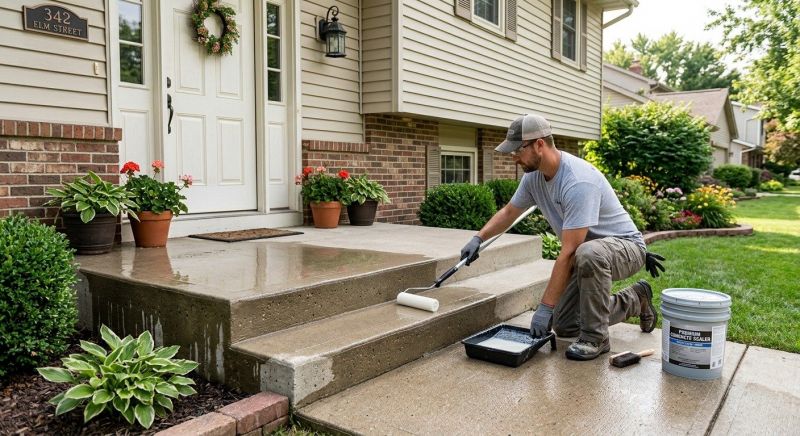 Sidewalk Concrete Sealing in Puyallup, WA