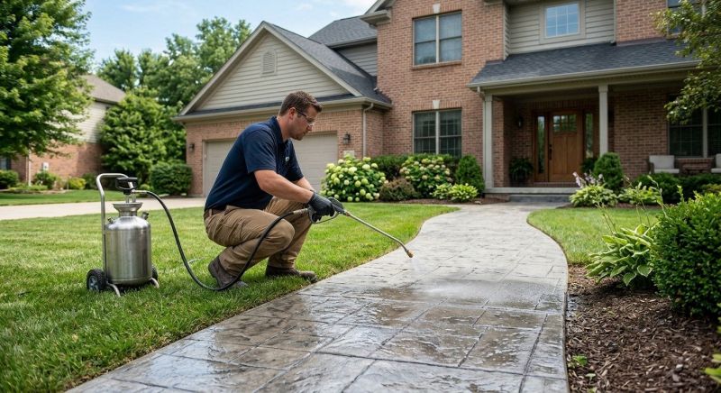 Sidewalk Concrete Sealing in Alpharetta, GA