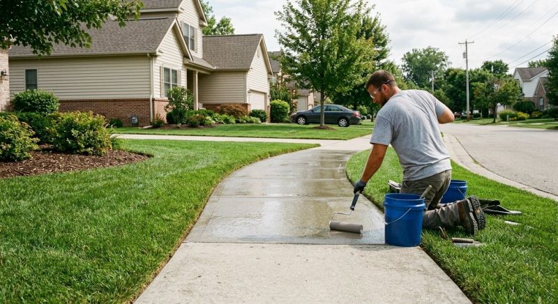 Stamped Concrete Sealing in Redmond, WA